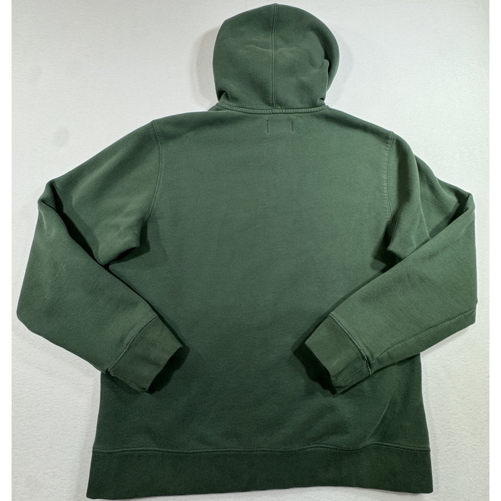 Lands End Full Zip Hoodie Womens Medium Green Serious Sweats Fleece Sweatshirt - Picture 5 of 8